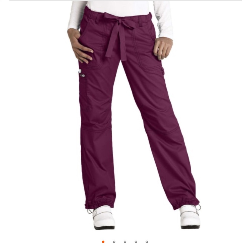Raspberry Koi Lindsey Scrub Pants